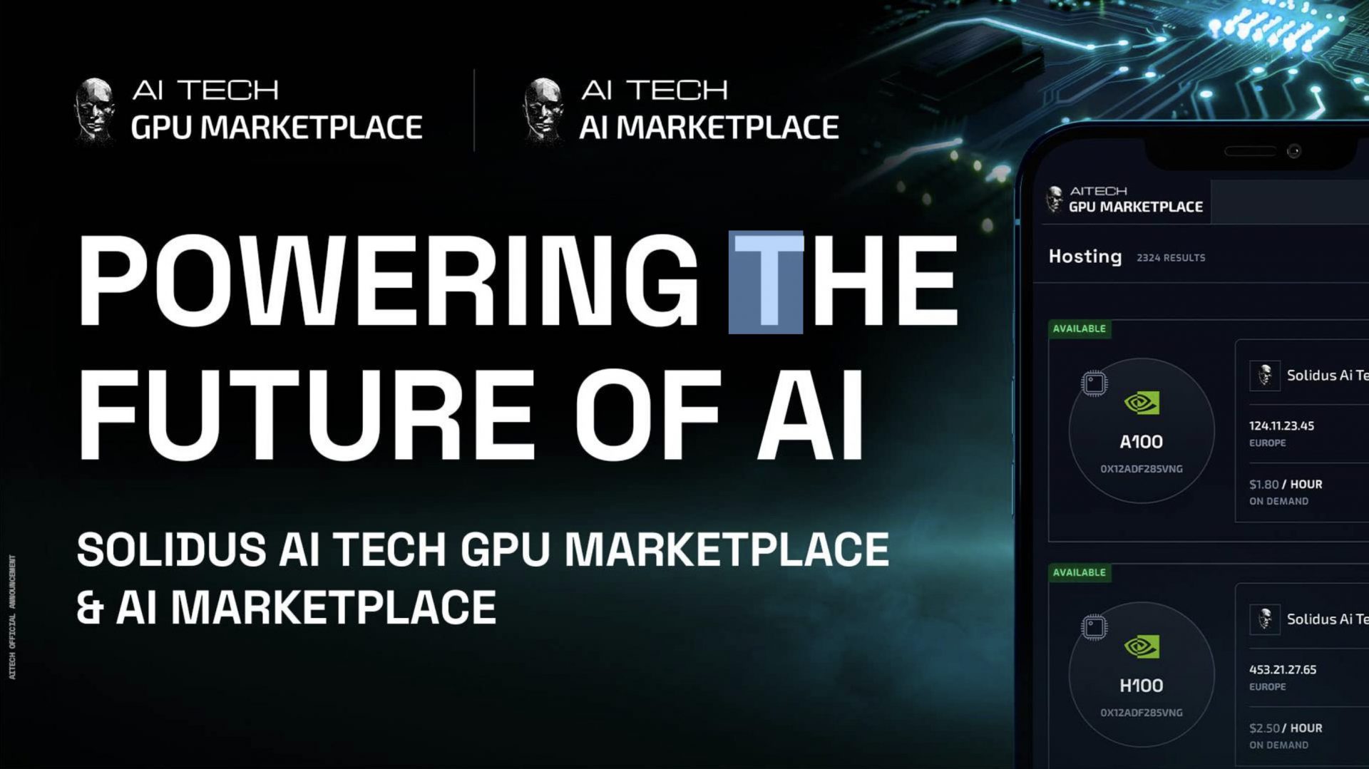 Solidus AITECH AI Marketplace: Unleashing the Power of AI and GPU Computing